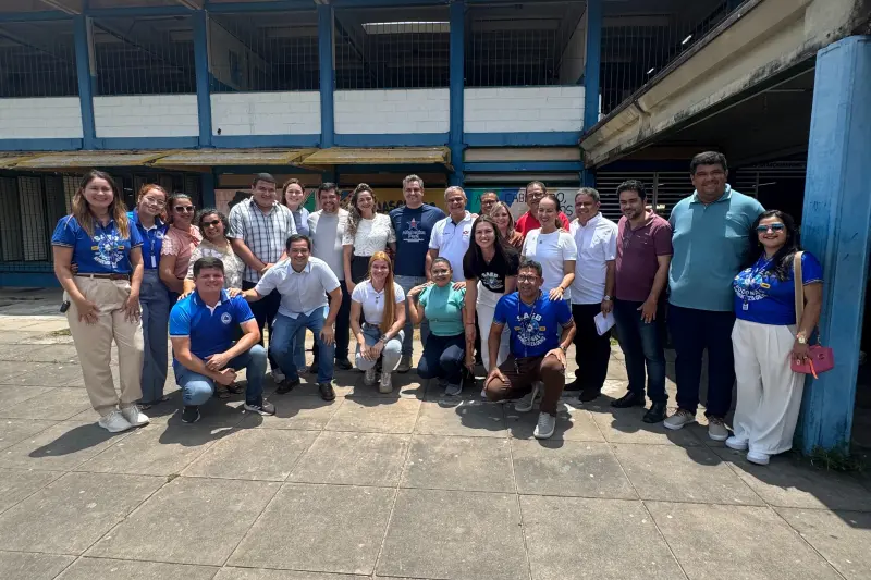 Visita à escola Monsenhor Mâncio Ribeiro
