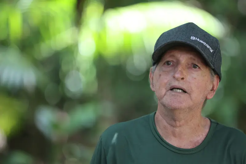 Receber a visita da comitiva é um estimulo muito grande para continuar preservando a natureza", disse o produtor rural, Manoel Cid.  