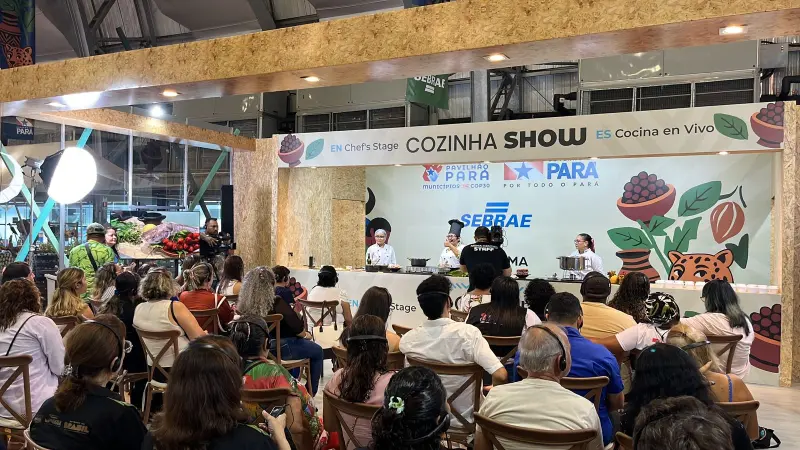 Espaço Cozinha Show do Pavilhão Pará Municípios 
