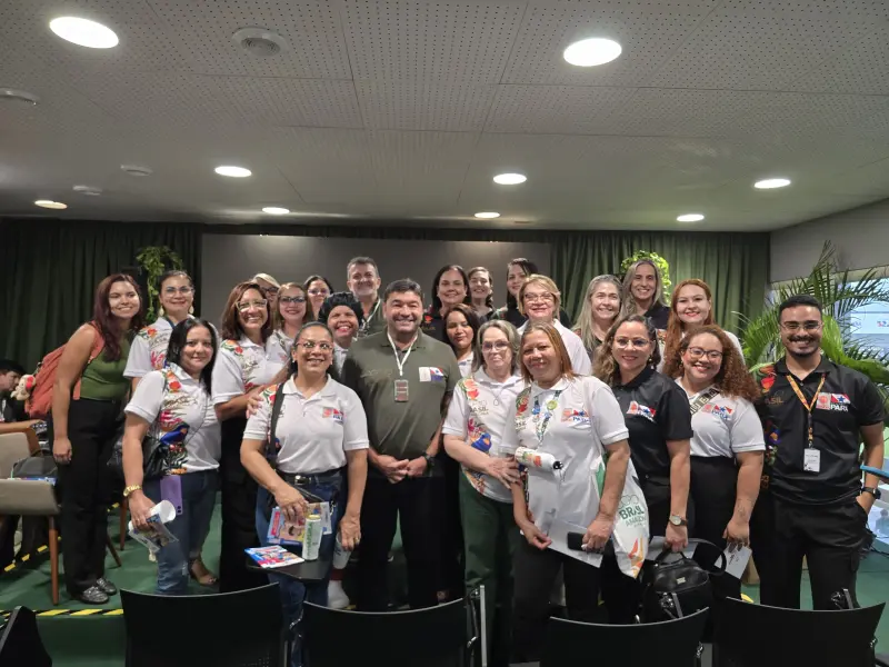 O público que acompanhou o painel reconheceu o Hemopa como referência em sustentabilidade na saúde pública.