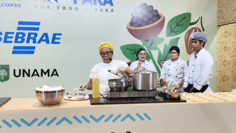 Chef Eliana Boeira Ferraz e sua equipe