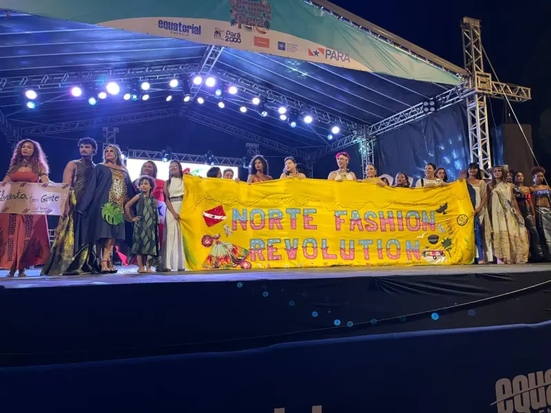 Movimento Moda Paraense com o desfile “Amazônia e Resistência”