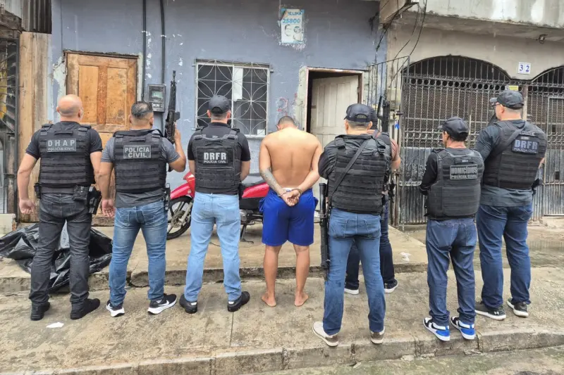 notícia: Polícia Civil prende homem acusado por morte de policial penal em Belém