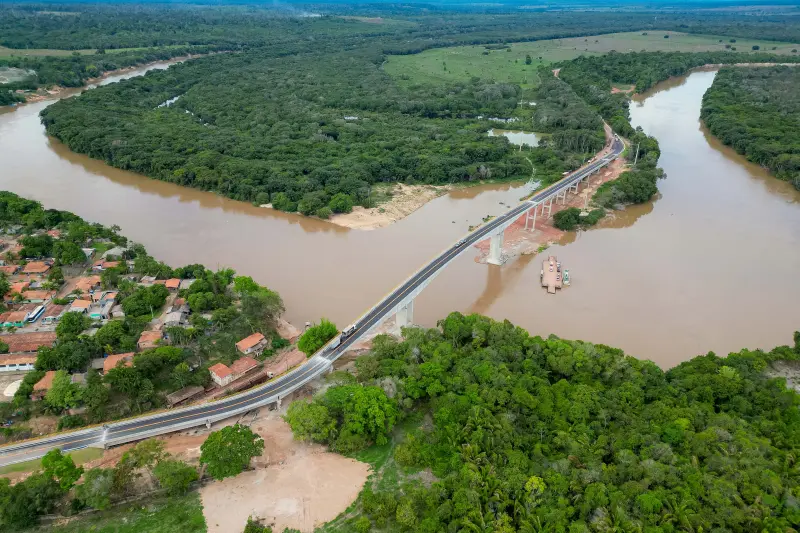 galeria: Entrega da ponte Alto Rio Capim Paragominas DRONE