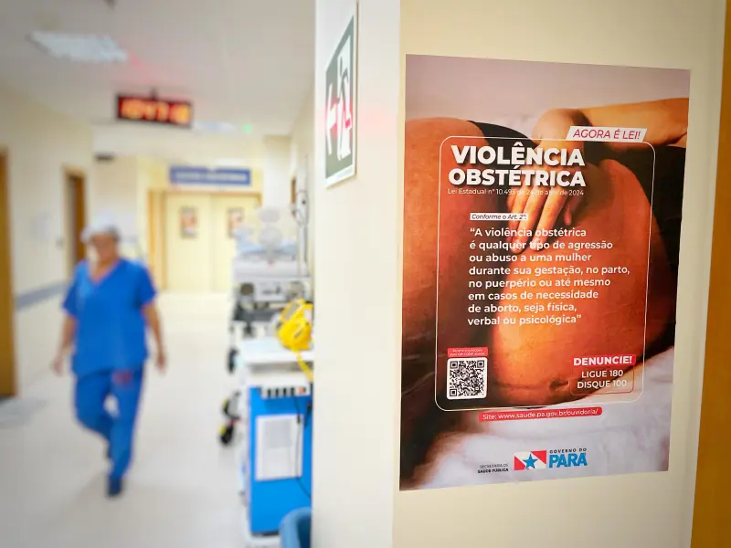 notícia: Em Belém, Hospital Abelardo Santos incentiva denúncia de violência obstétrica