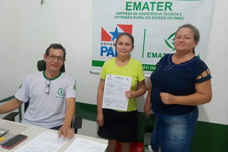 notícia: Emater em São João de Pirabas contribui para acesso de agricultores a aposentadoria rural