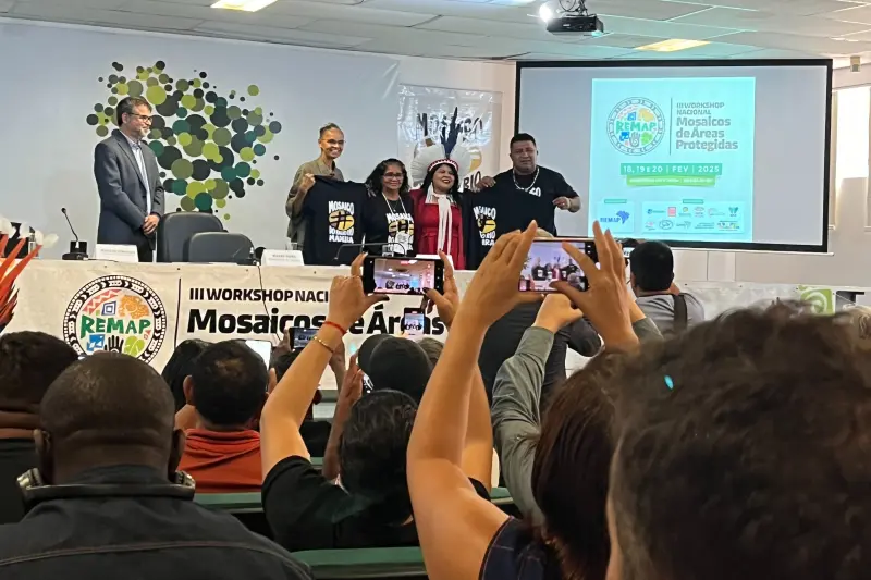 notícia: Ideflor-Bio reforça compromisso com a conservação no III Workshop Nacional de Mosaicos de Áreas Protegidas, em Brasília
