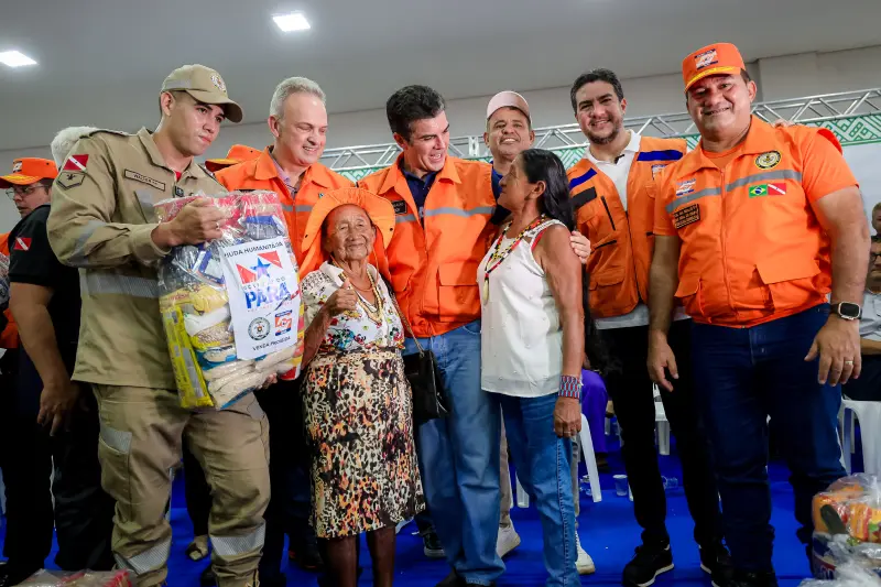 galeria: Governo do Pará entrega mais de seis mil cestas de alimento para famílias de Altamira