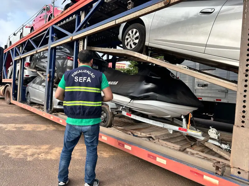 notícia: Sefa apreende em Dom Eliseu moto aquática avaliada em R$ 185 mil