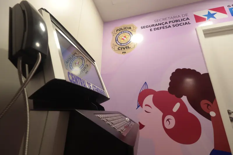 notícia: Pará lança o primeiro totem de atendimento à mulher do Brasil