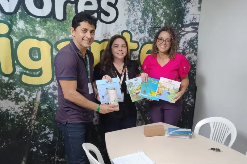 notícia: Cartilhas do Ideflor-Bio são incluídas nos materiais de Educação Ambiental da rede estadual de ensino