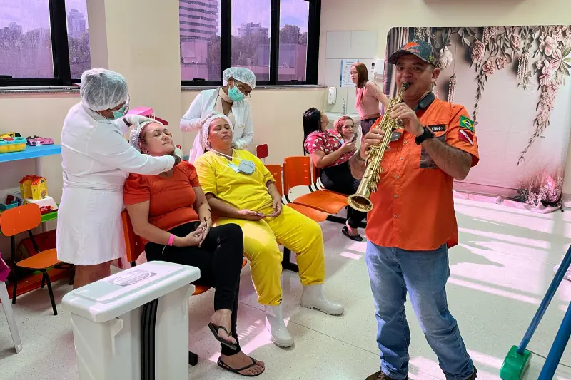 notícia: Hospital Oncológico Infantil Comemora o Dia da Mulher com música, sessão fotográfica e serviços de beleza