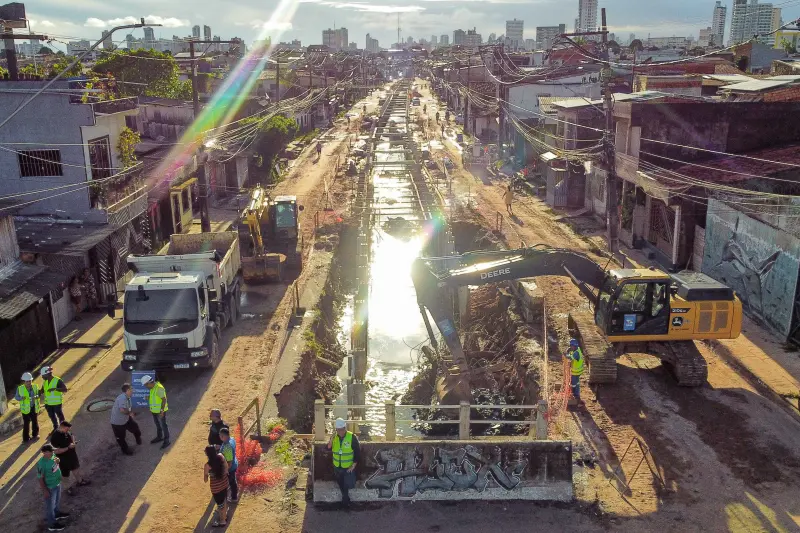 galeria: Obras do Canal Cipriano Santos