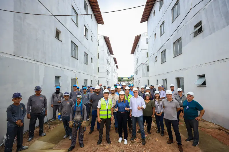 galeria: Agenda Vice Governadora: Visita obra habitacional (antigo curtume, Terra Firme)