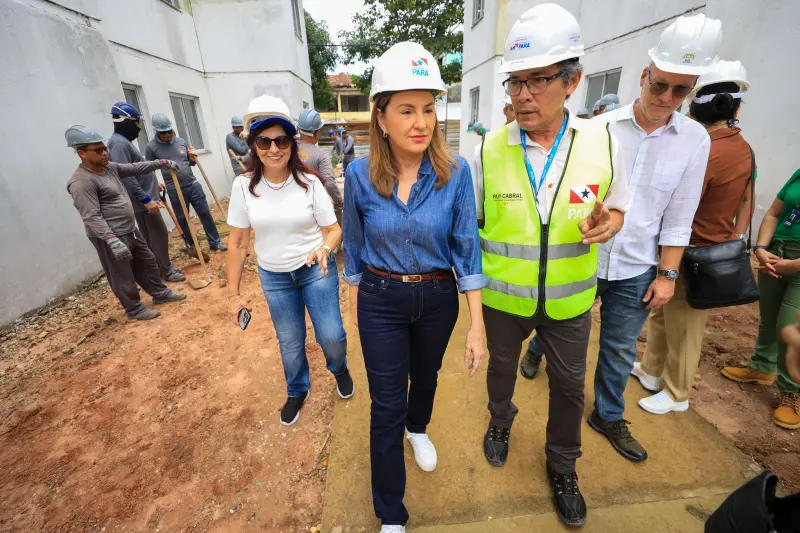 notícia: Estado acompanha em Belém avanço da construção de unidades habitacionais