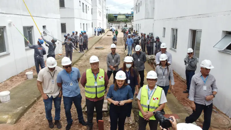 galeria: Agenda ViceGovernadora Hana Ghassan - Visita obra habitacional (antigo curtume, Terra Firme)