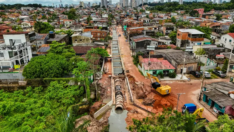 galeria: Obras do Canal do  Murucutu