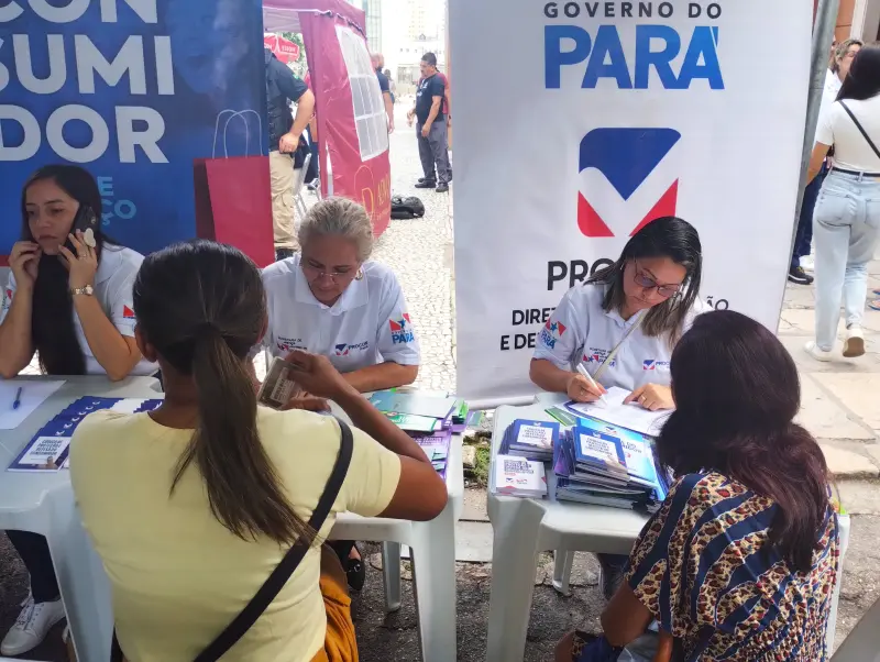 notícia: Procon Pará promove atendimento em alusão ao Dia do Consumidor na Praça da República