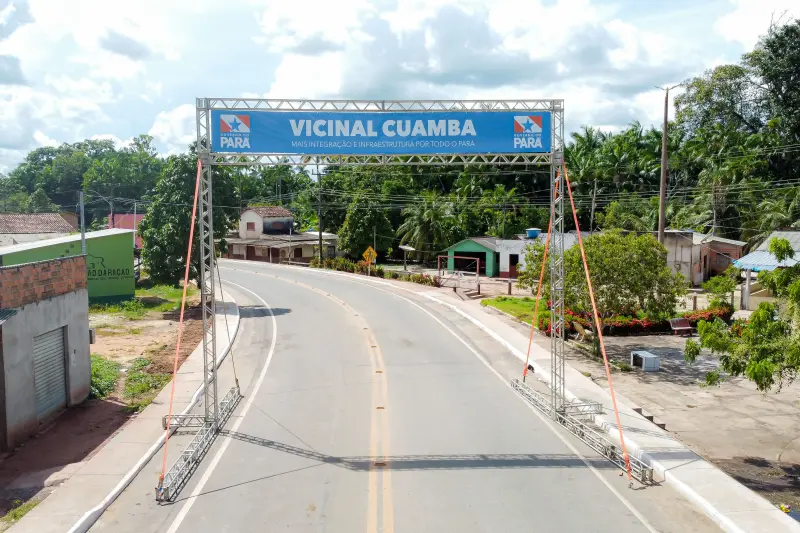 galeria: Entrega de vicinal do Cuamba Escola municipal Murumuru (DRONE) - Pa 418