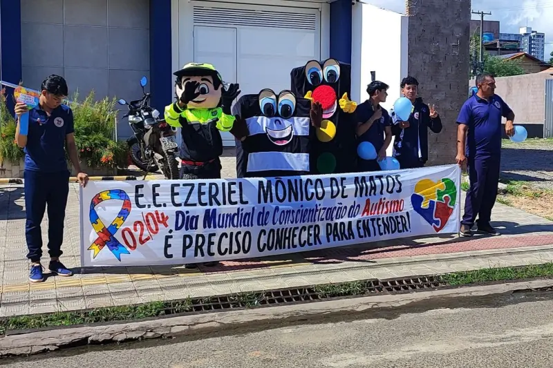 notícia: Escolas estaduais de todo Pará promovem ações de conscientização sobre o autismo