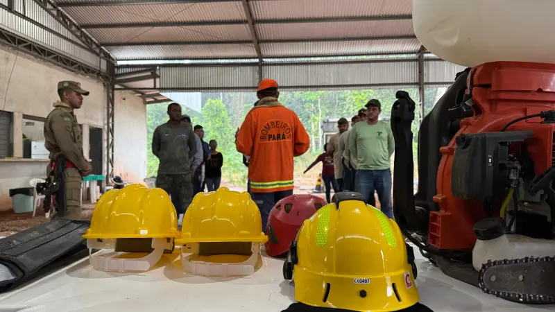 notícia: Capacitação de brigadistas fortalece combate a incêndios em áreas protegidas na região sudoeste do Pará