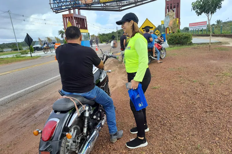 notícia: Projeto Educação de Trânsito por Todo o Pará realiza ações na Região do Guamá