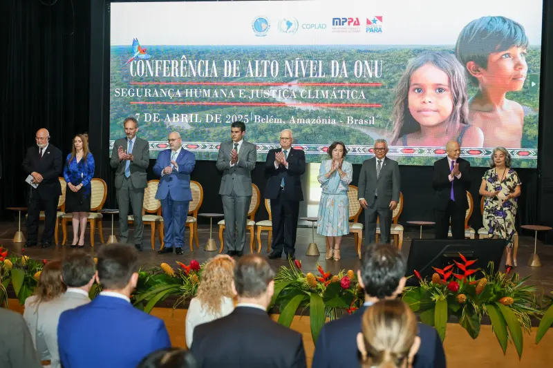 notícia: Governador Helder Barbalho preside 'Conferência Justiça Climática' em Belém