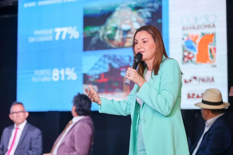 notícia: COP 30: Vice-governadora Hana Ghassan ministra palestra em evento do TCM-PA