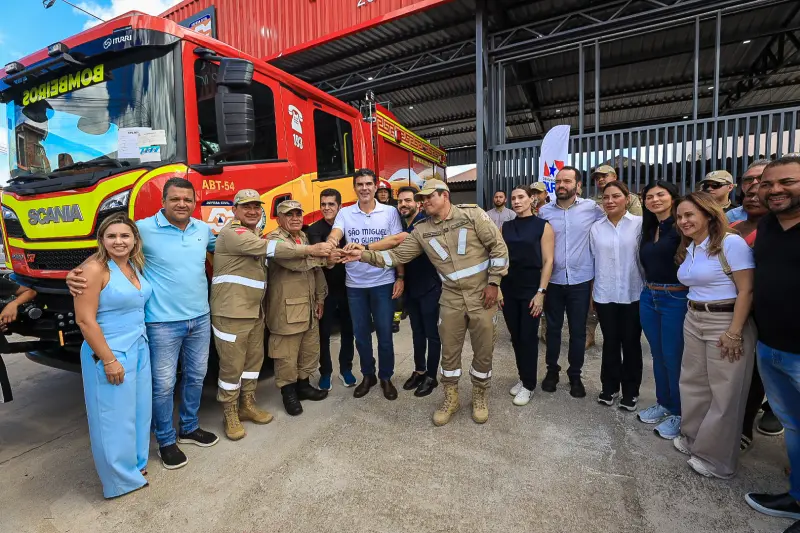 notícia: Estado entrega novo Quartel do Corpo de Bombeiros e viatura em São Miguel do Guamá