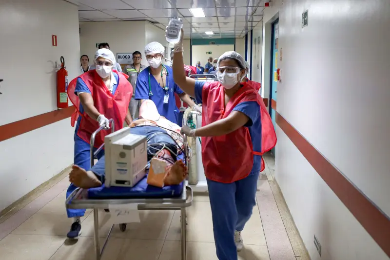 notícia: Hospital Metropolitano realiza simulado de atendimento a múltiplas vítimas em situação de desastre