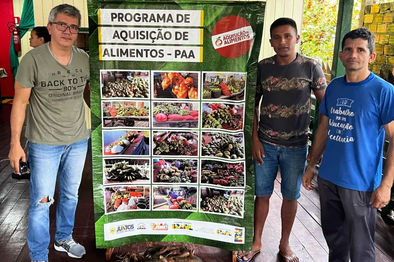 notícia: Com Emater, agricultores entregam alimentos para famílias vulneráveis de Afuá no Marajó
