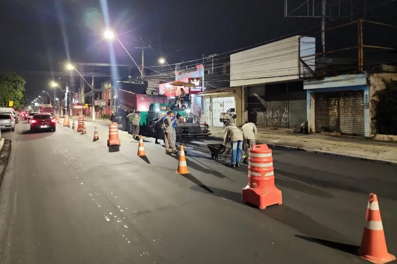 notícia: Governo Estado avança com obras na Avenida Duque de Caxias, em Belém