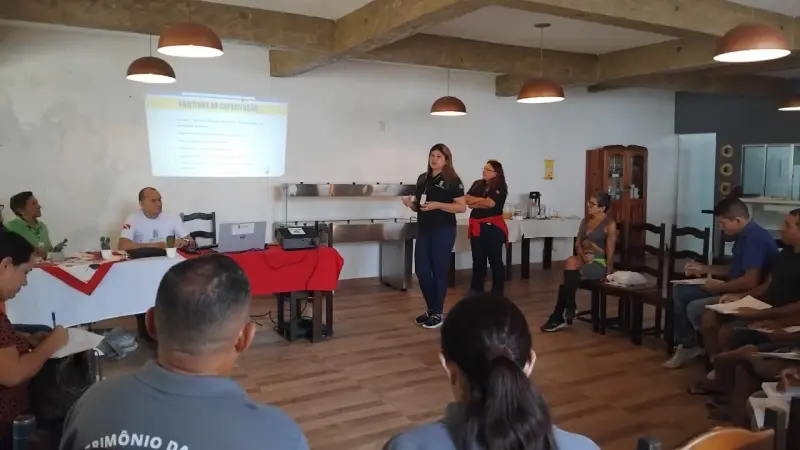 notícia: Capacitação do Ideflor-Bio fortalece gestão participativa da APA Algodoal-Maiandeua