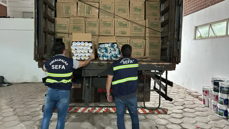 notícia: Secretaria da Fazenda apreende mercadorias no valor de R$ 58 mil em Cachoeira do Piriá 