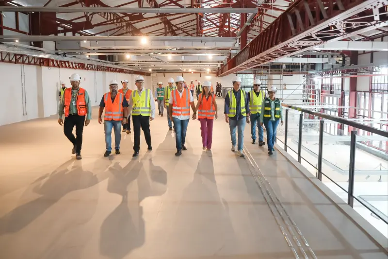 notícia: Em ritmo avançado, obras do Porto Futuro já ultrapassam 80%