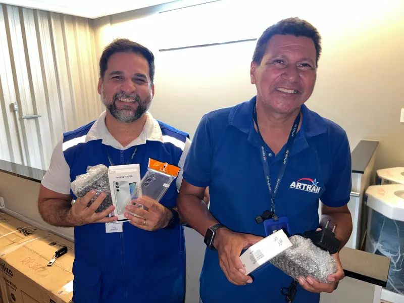 notícia: Artran entrega celulares para facilitar fiscalização no transporte aquaviário do Pará
