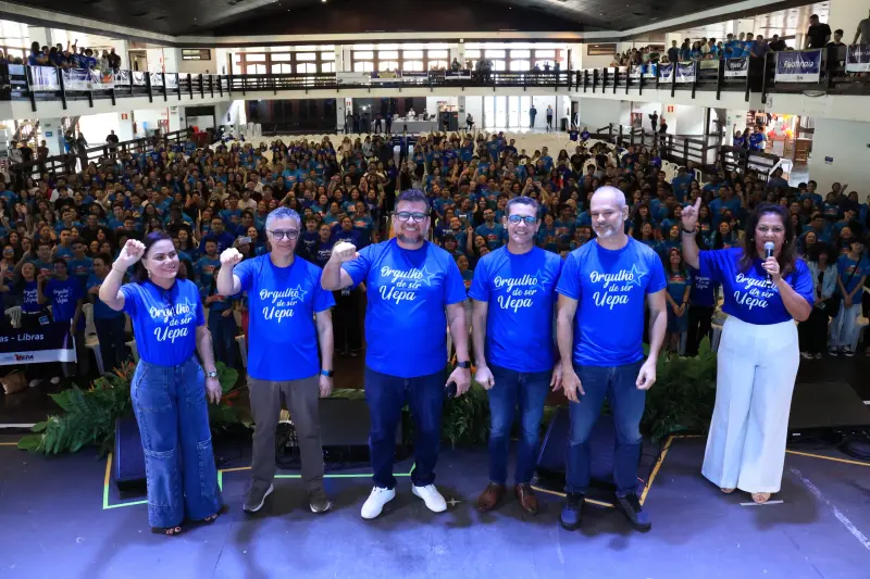 notícia: Com música, inclusão e emoção, Uepa acolhe calouros 2025 em Aula Magna memorável