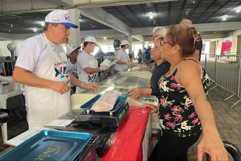 notícia: Governo garante Feira do Pescado com ampla oferta e preços acessíveis para consumidor
