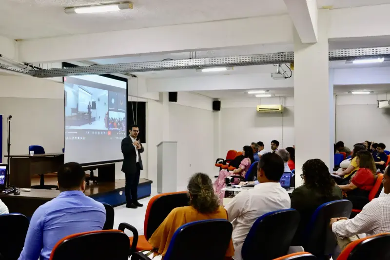 notícia: Semas participa de Aula Magna para turma de mestrado sobre Inteligência Territorial e Sustentabilidade