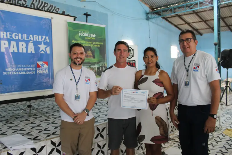 notícia: Mutirão de regularização ambiental promovido pela Semas beneficia mais de 430 pessoas em Mojuí dos Campos e Belterra