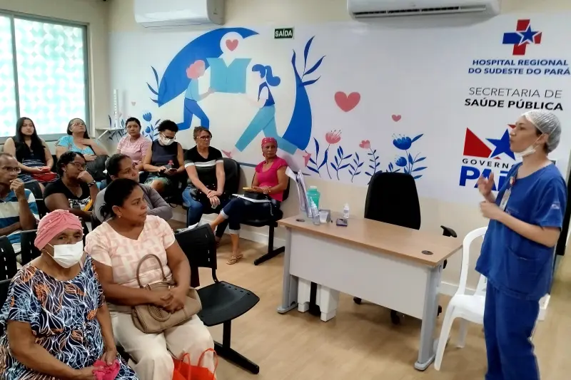 notícia:  Hospital Regional de Marabá promove ação educativa sobre Meningite  