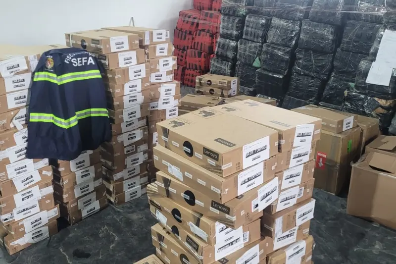 notícia: Sefa apreende caminhão e equipamentos eletrônicos no nordeste do Pará