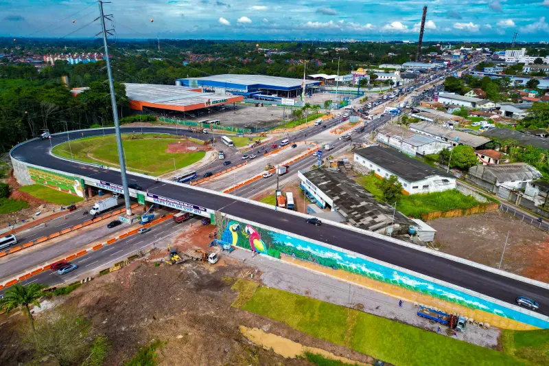 galeria: Obras COP30 - viaduto BR