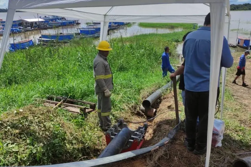 notícia: Cosanpa intensifica prevenção para conter impactos das cheias em rios do oeste paraense