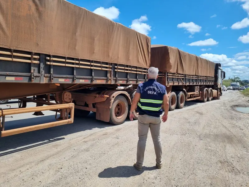 notícia: Secretaria de Estado da Fazenda (Sefa) apreende 50 toneladas de soja em Marabá