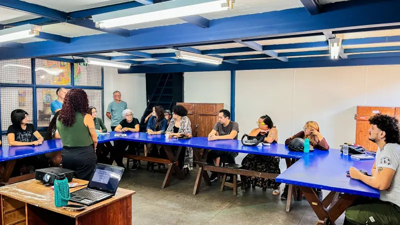 notícia: Curro Velho promove formação para instrutores com foco na empatia e no convívio em sala de aula