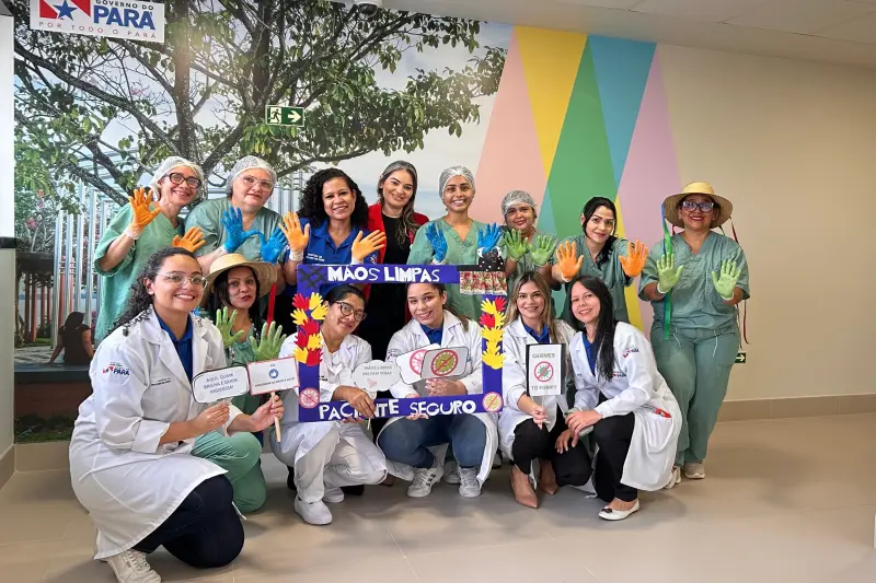 notícia: Hospital da Mulher do Pará tem primeira campanha alusiva ao Dia Mundial da Higienização das Mãos