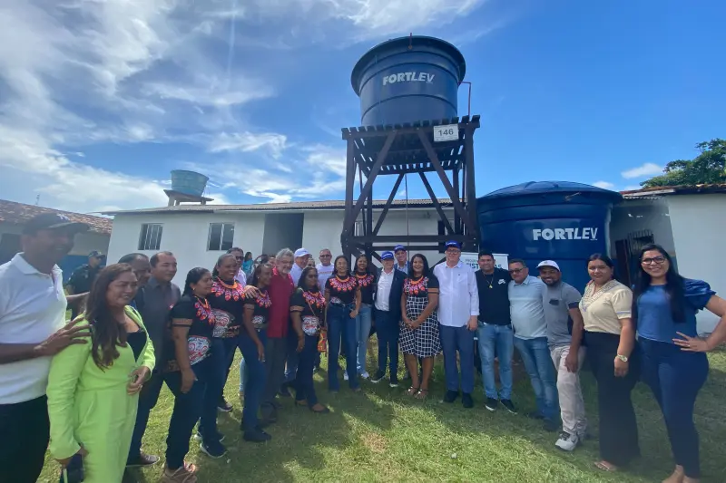 notícia: Estado e Governo Federal entregam unidades de abastecimento de água no Marajó