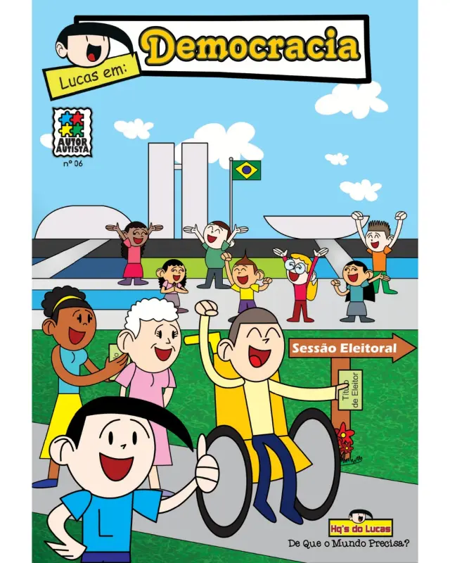 notícia: São José Liberto recebe lançamento de história em quadrinho ‘Democracia' 