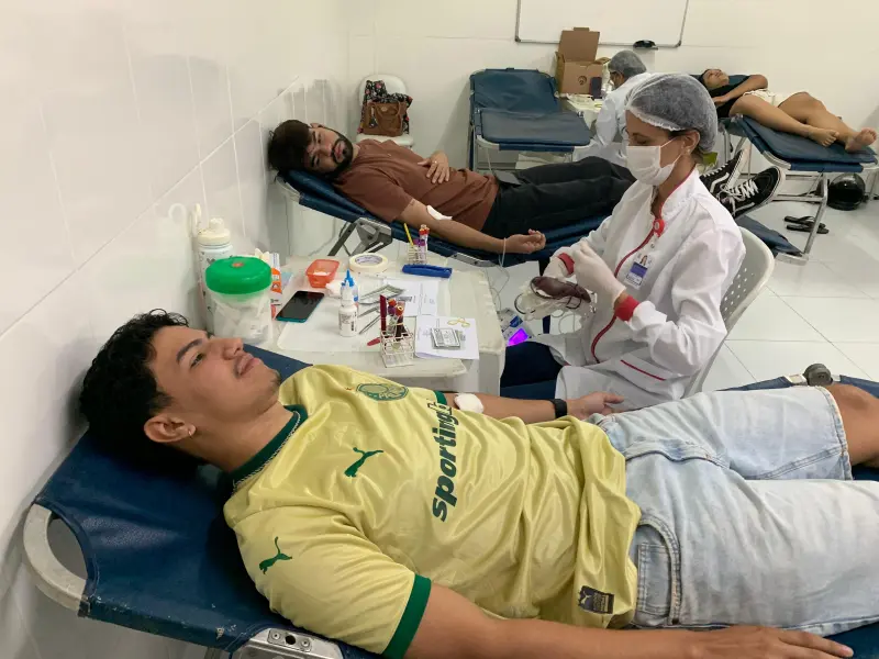 notícia: Campanha de doação de sangue do Hemopa mobiliza Faculdade em Ananindeua